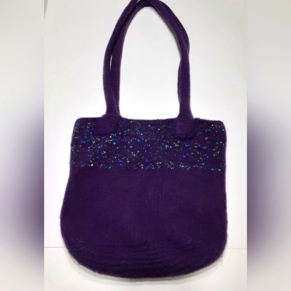 Felted Wool Shoulder Bag
